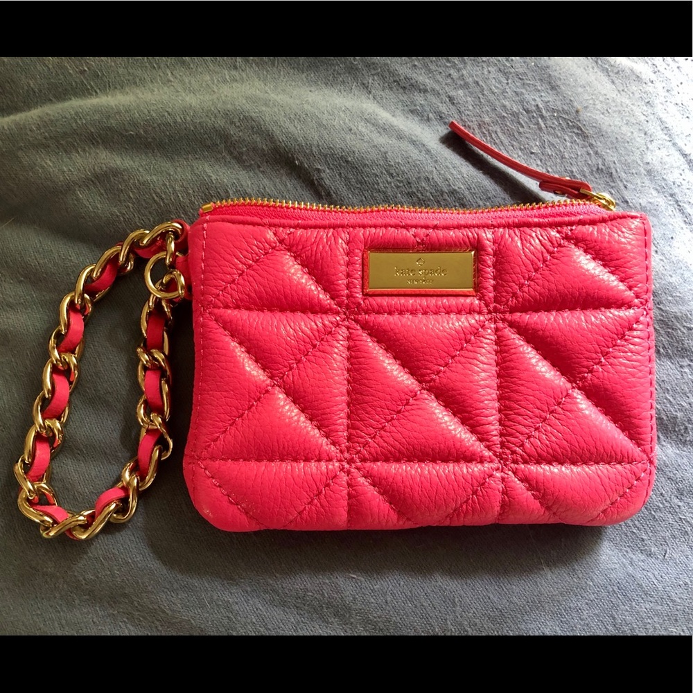 Kate Spade quilted wristlet - Picture 4 of 7